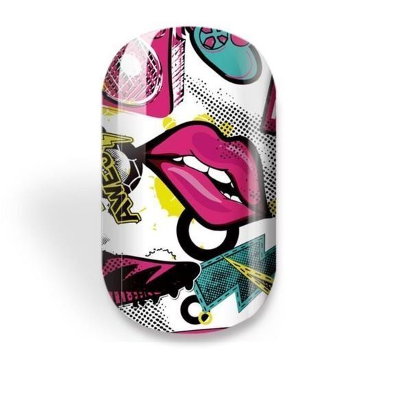 Colour Flash - Girl fun! Vibrant colors, Girls Rule nail wraps - Picture 1 of 10